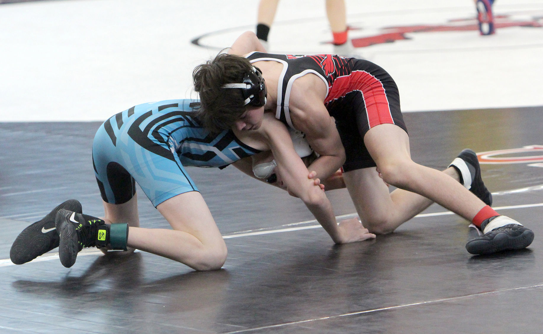 Division 1 wrestling regional at Chippewa Falls 2-9-19